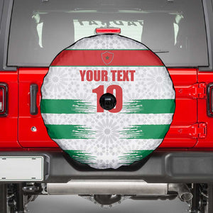 Custom Morocco Football Spare Tire Cover Road To Football Glory - African Pride