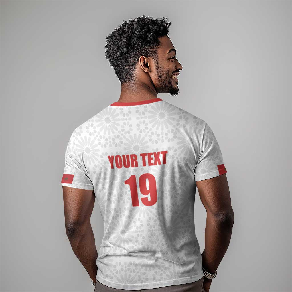 Custom Morocco Football T shirt Road To Football Glory - African Pride