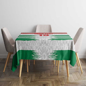 Custom Morocco Football Tablecloth Road To Football Glory - African Pride