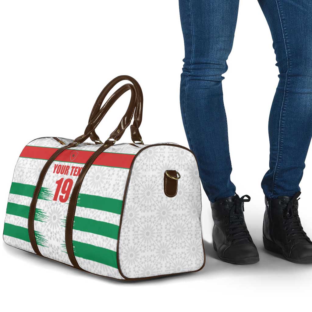 Custom Morocco Football Travel Bag Road To Football Glory - African Pride