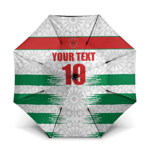 Custom Morocco Football Umbrella Road To Football Glory - African Pride