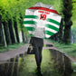 Custom Morocco Football Umbrella Road To Football Glory - African Pride