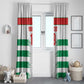 Custom Morocco Football Window Curtain Road To Football Glory - African Pride