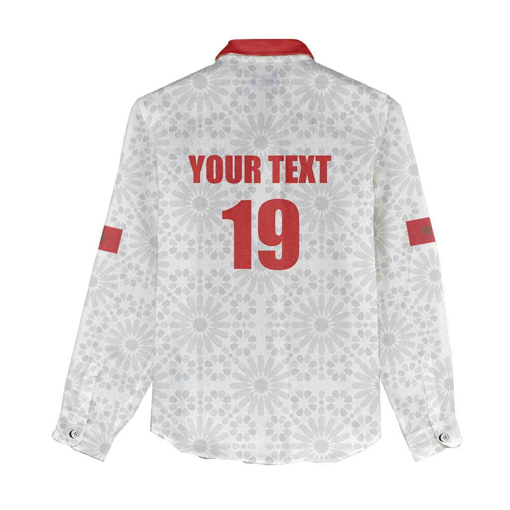 Custom Morocco Football Women Casual Shirt Road To Football Glory - African Pride