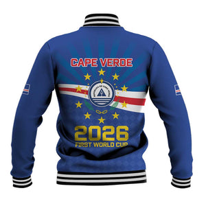 Cape Verde Football 2026 Baseball Jacket Historic First World Cup Appearance - African Pride