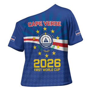 Cape Verde Football 2026 Cross Shoulder Shirt Historic First World Cup Appearance