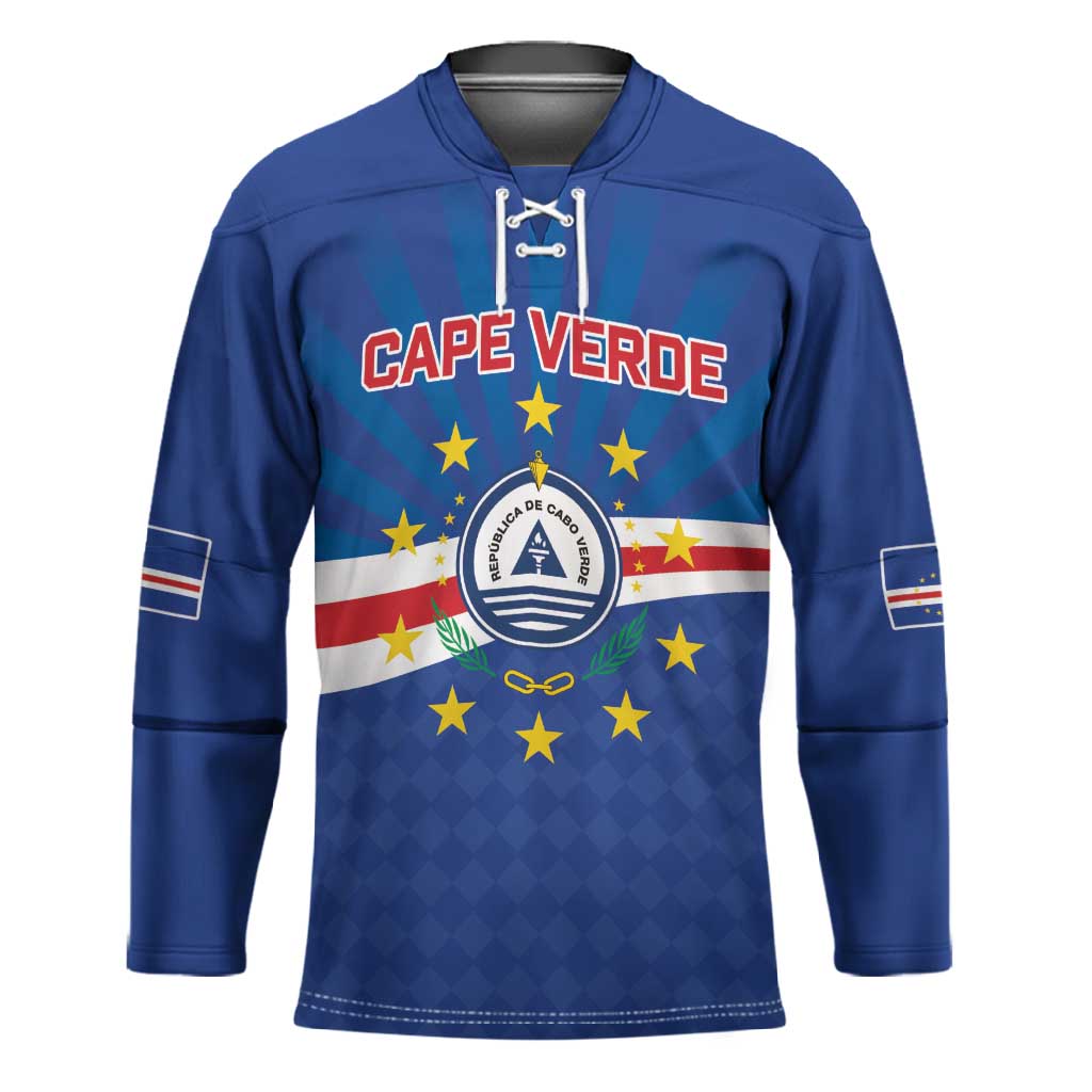 Cape Verde Football 2026 Hockey Jersey Historic First World Cup Appearance