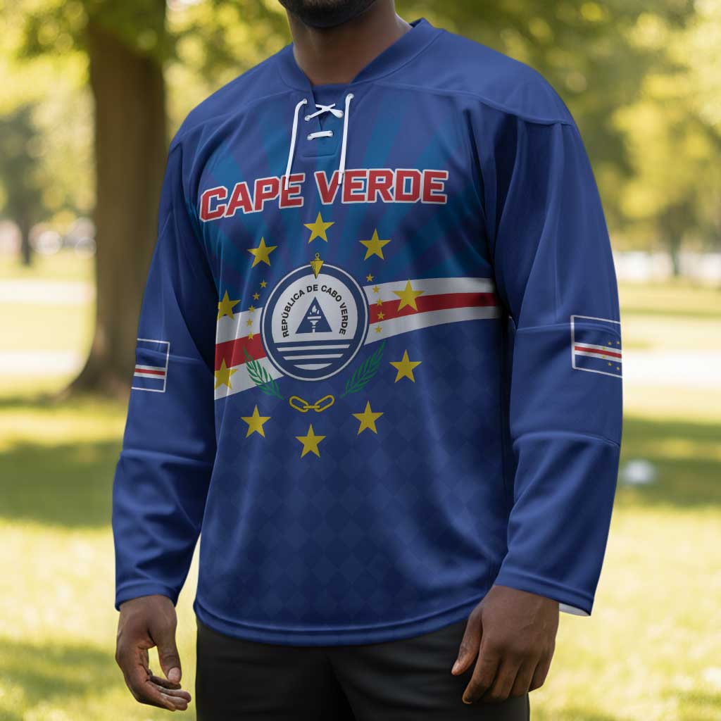 Cape Verde Football 2026 Hockey Jersey Historic First World Cup Appearance