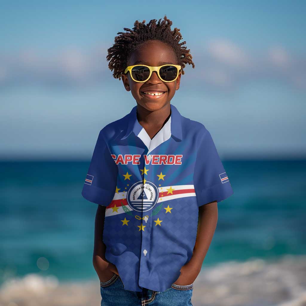 Cape Verde Football 2026 Kid Hawaiian Shirt Historic First World Cup Appearance - African Pride