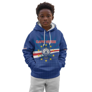 Cape Verde Football 2026 Kid Hoodie Historic First World Cup Appearance - African Pride