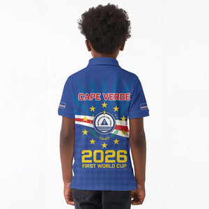 Cape Verde Football 2026 Kid Polo Shirt Historic First World Cup Appearance - African Pride