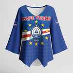 Cape Verde Football 2026 Kimono Sleeve Blouse Historic First World Cup Appearance