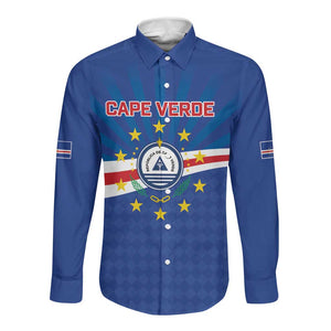 Cape Verde Football 2026 Long Sleeve Button Shirt Historic First World Cup Appearance - African Pride
