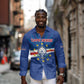 Cape Verde Football 2026 Long Sleeve Button Shirt Historic First World Cup Appearance - African Pride