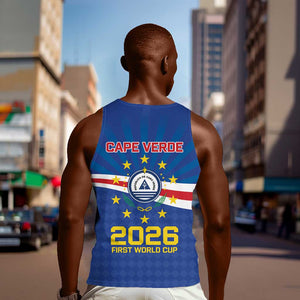 Cape Verde Football 2026 Men Tank Top Historic First World Cup Appearance - African Pride