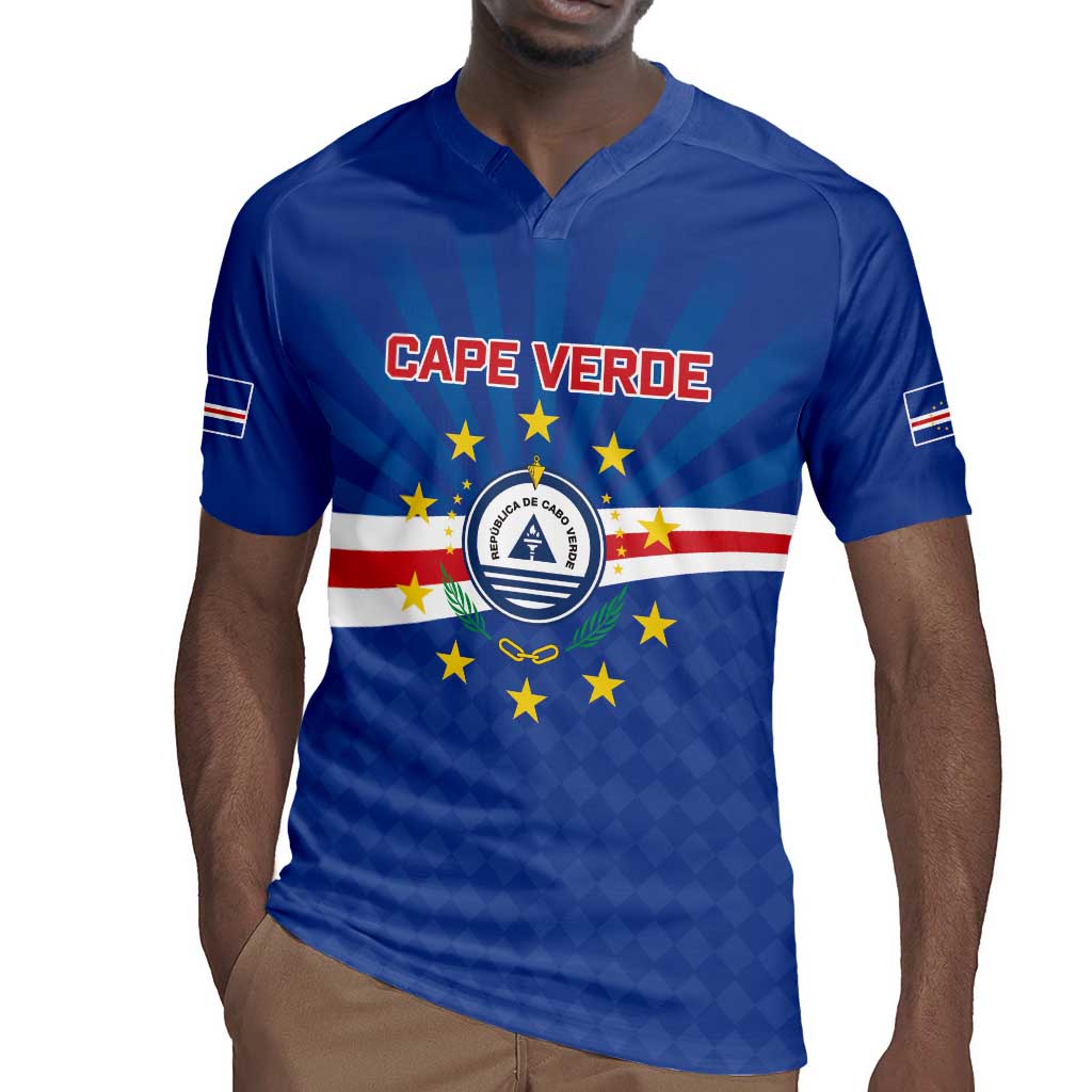 Cape Verde Football 2026 Rugby Jersey Historic First World Cup Appearance - African Pride