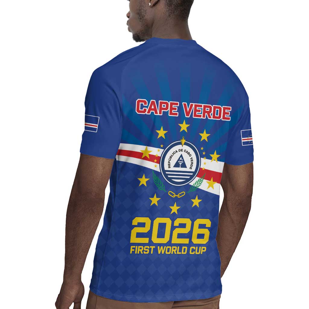 Cape Verde Football 2026 Rugby Jersey Historic First World Cup Appearance - African Pride