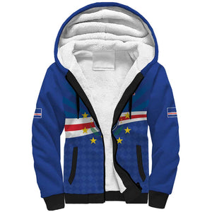 Cape Verde Football 2026 Sherpa Hoodie Historic First World Cup Appearance - African Pride