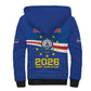 Cape Verde Football 2026 Sherpa Hoodie Historic First World Cup Appearance - African Pride