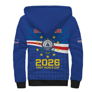 Cape Verde Football 2026 Sherpa Hoodie Historic First World Cup Appearance - African Pride