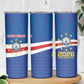 Cape Verde Football 2026 Skinny Tumbler Historic First World Cup Appearance - African Pride