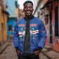 Cape Verde Football 2026 Sleeve Zip Bomber Jacket Historic First World Cup Appearance - African Pride