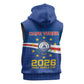 Cape Verde Football 2026 Sleeveless Zip Hoodie Historic First World Cup Appearance - African Pride