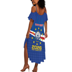 Cape Verde Football 2026 Summer Maxi Dress Historic First World Cup Appearance - African Pride