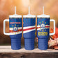Cape Verde Football 2026 Tumbler With Handle Historic First World Cup Appearance - African Pride