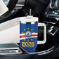 Cape Verde Football 2026 Tumbler With Handle Historic First World Cup Appearance - African Pride