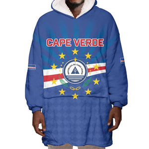 Cape Verde Football 2026 Wearable Blanket Hoodie Historic First World Cup Appearance - African Pride