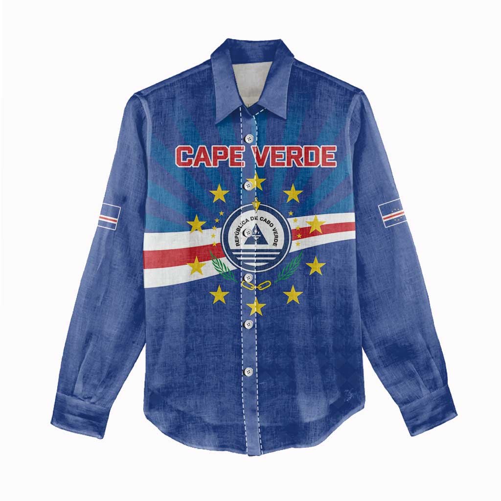 Cape Verde Football 2026 Women Casual Shirt Historic First World Cup Appearance - African Pride