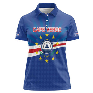 Cape Verde Football 2026 Women Polo Shirt Historic First World Cup Appearance - African Pride