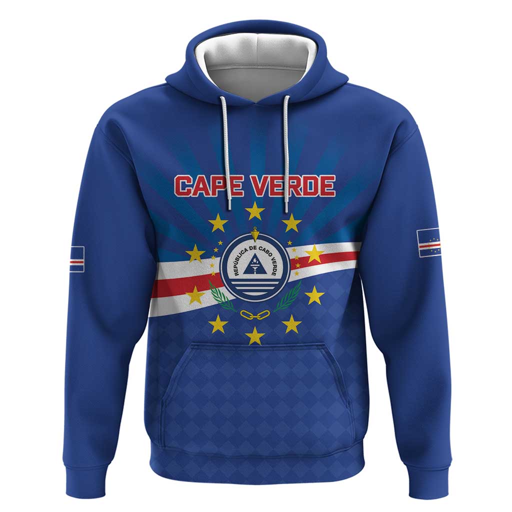 Cape Verde Football 2026 Zip Hoodie Historic First World Cup Appearance - African Pride
