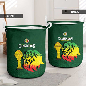 Senegal Football Champions Laundry Basket Lions of Teranga Rise