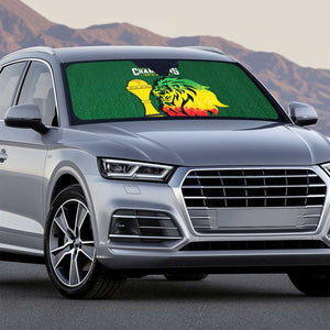 Senegal Football Champions Auto Sun Shade Lions of Teranga Rise