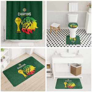 Senegal Football Champions Bathroom Set Lions of Teranga Rise