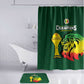 Senegal Football Champions Bathroom Set Lions of Teranga Rise