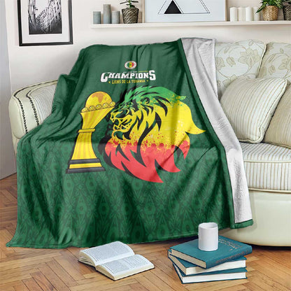 Senegal Football Champions Blanket Lions of Teranga Rise