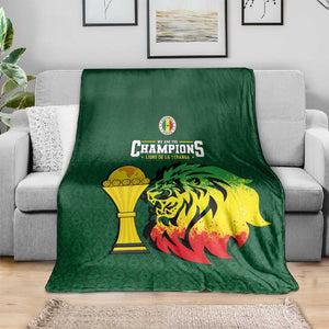 Senegal Football Champions Blanket Lions of Teranga Rise