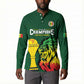 Senegal Football Champions Custom Button Sweatshirt Lions of Teranga Rise