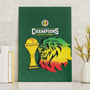 Senegal Football Champions Canvas Wall Art Lions of Teranga Rise