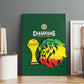Senegal Football Champions Canvas Wall Art Lions of Teranga Rise