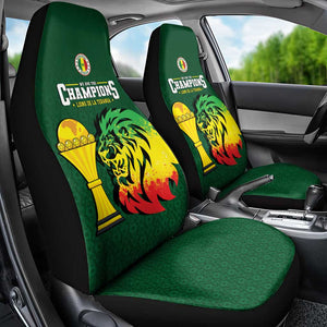 Senegal Football Champions Car Seat Cover Lions of Teranga Rise