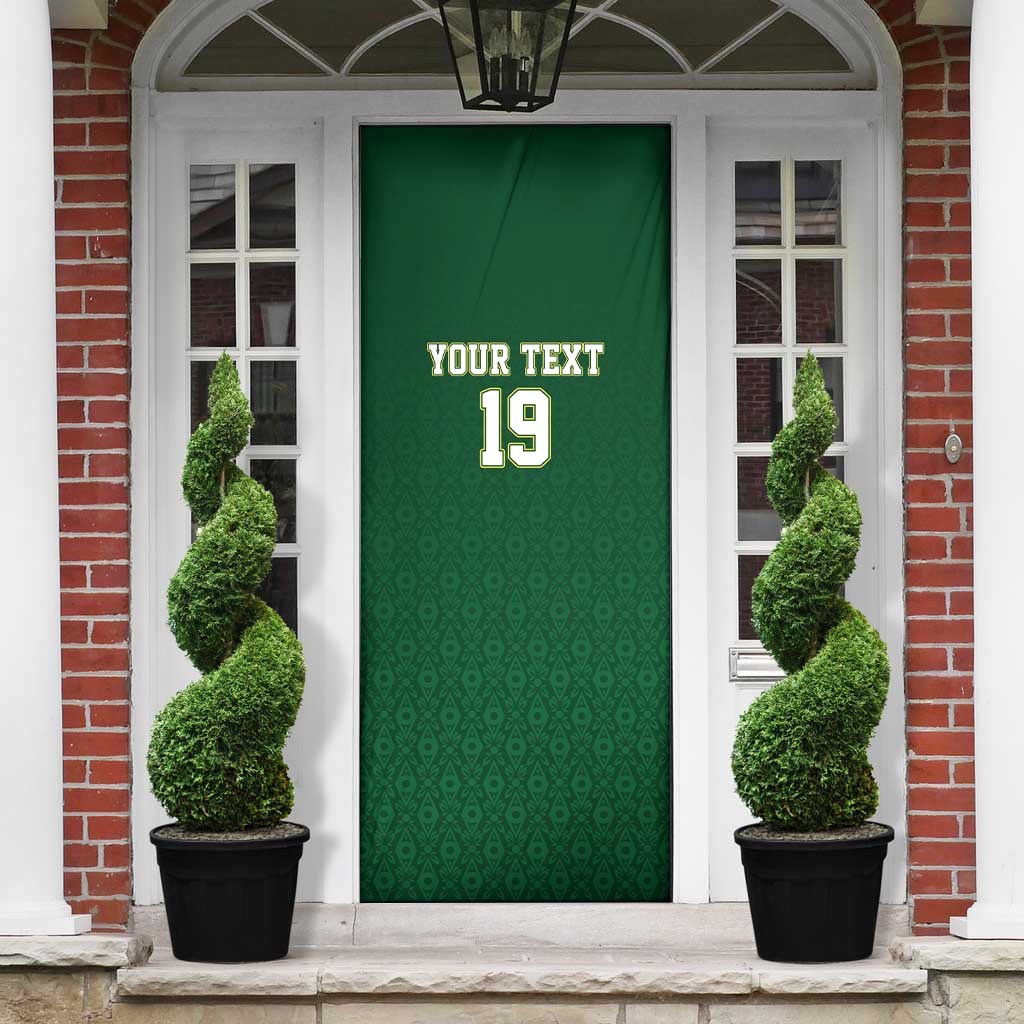 Senegal Football Champions Custom Door Cover Lions of Teranga Rise