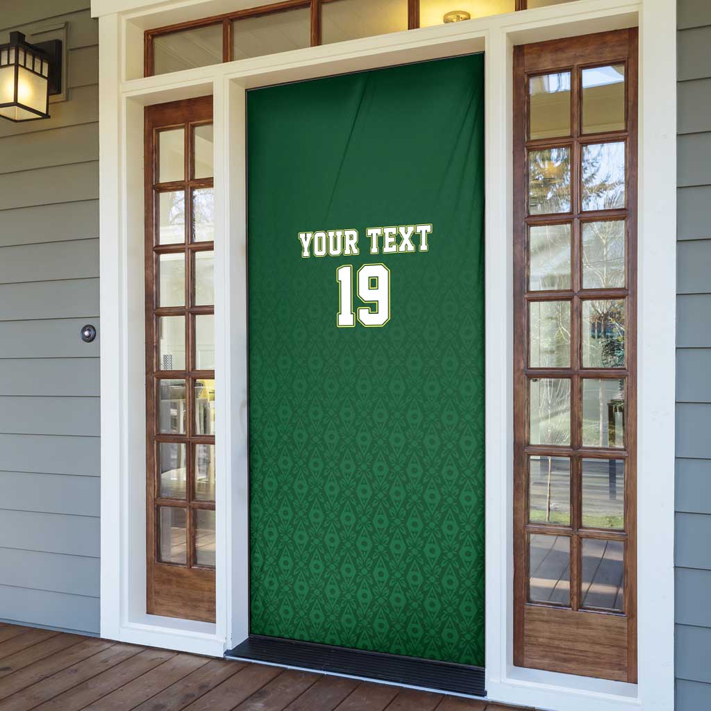 Senegal Football Champions Custom Door Cover Lions of Teranga Rise