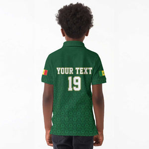 Senegal Football Champions Custom Kid Polo Shirt Lions of Teranga Rise