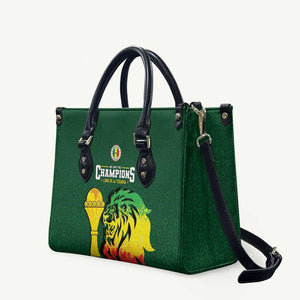 Senegal Football Champions Leather Bag Lions of Teranga Rise