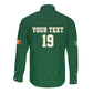 Senegal Football Champions Custom Long Sleeve Button Shirt Lions of Teranga Rise