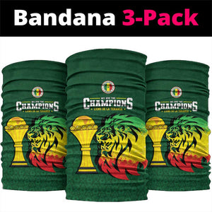 Senegal Football Champions Neck Gaiter Lions of Teranga Rise